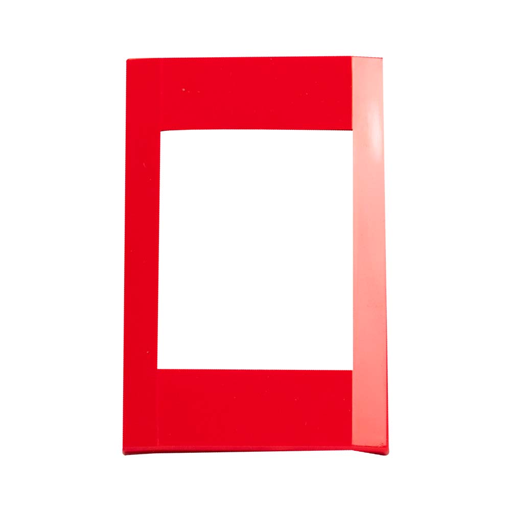 Tapa Decorativa para Contacto Blanca - Rojo