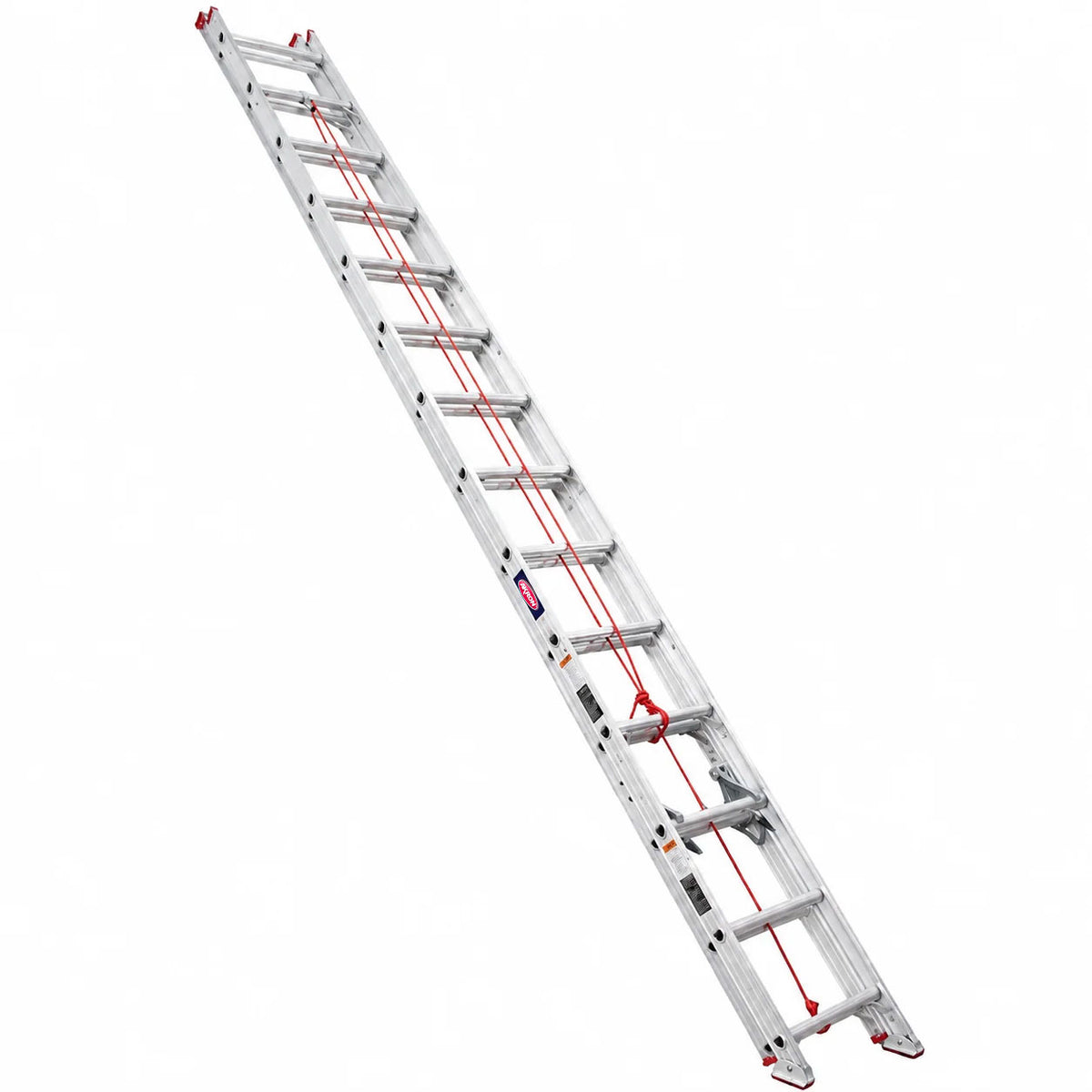 Escalera De Extensión Akron EET3-28 | De Aluminio | De Canal | 4.27m a 7.62m | 28 Escalones | Uso Comercial | Tipo lll | Capacidad De Carga 150kg
