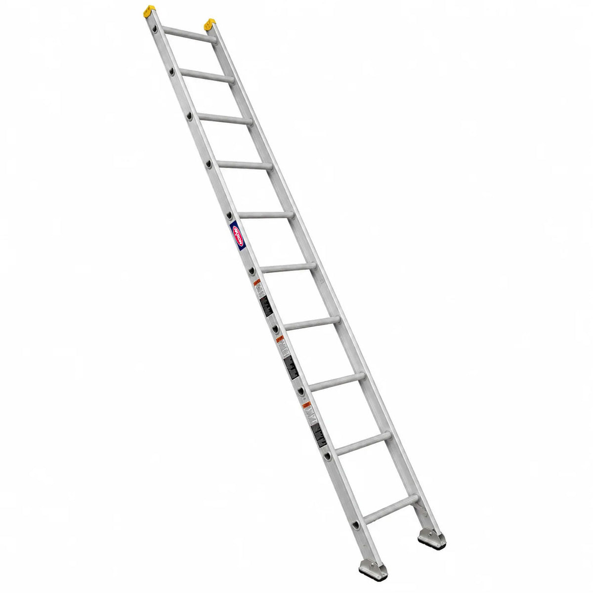 Escalera Recta Akron ERT2-10 | De Aluminio | De Canal | 3.05m | 10 Escalones | Uso Profesional | Tipo ll | Capacidad De Carga 175kg