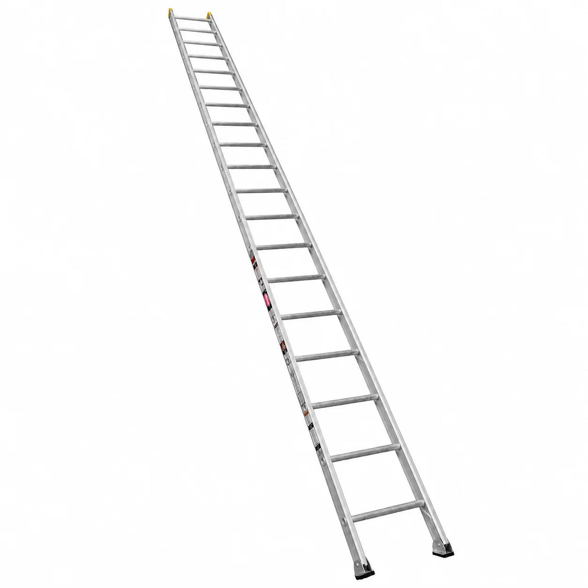 Escalera Recta Akron ERT2-20 | De Aluminio | De Canal | 6.10m | 20 Escalones | Uso Profesional | Tipo ll | Capacidad De Carga 175kg