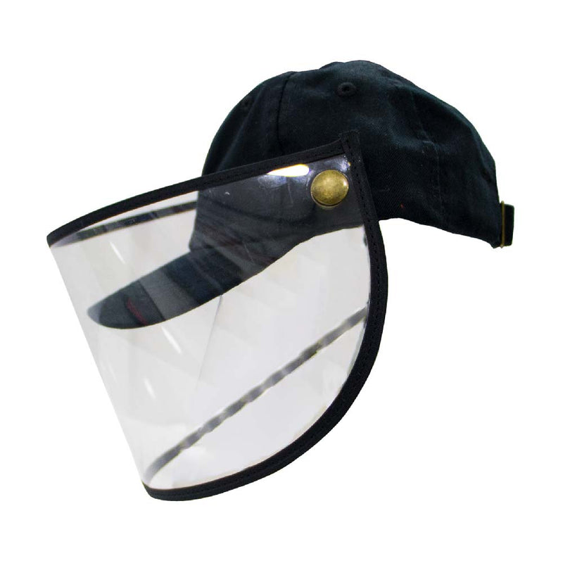 Gorra Protectora Facial para Bebé - Negro