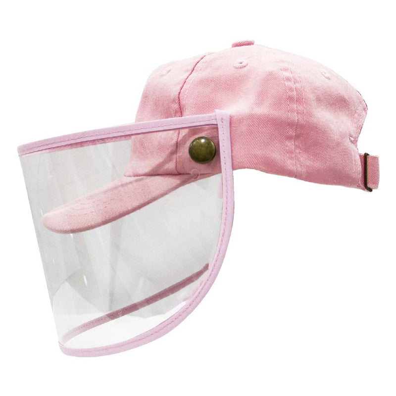Gorra Protectora Facial para Bebé - Rosa