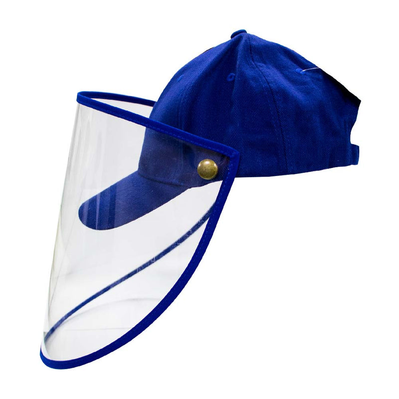Gorra Protectora Facial para COVID de Adulto - Azul