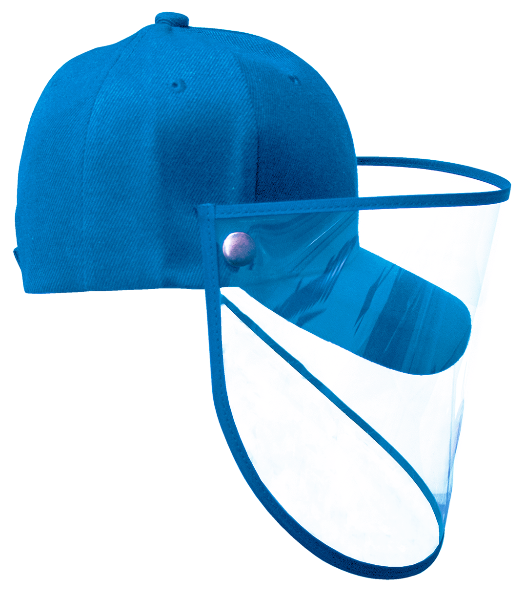 Gorra Protectora Facial Jr para COVID - Azul Marino