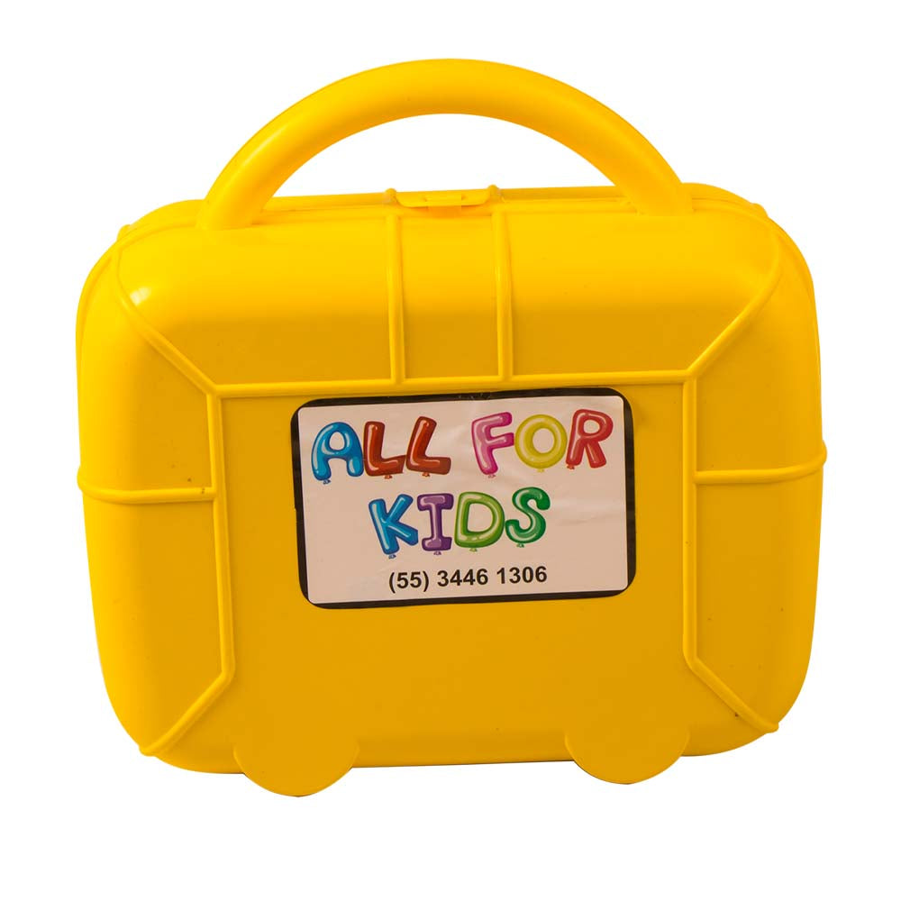 Lonchera de Plástico para Niños - Amarillo "All for kids"