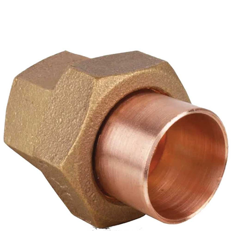 Tuerca Unión de Cobre 1/2", 20 pzs, IUSA